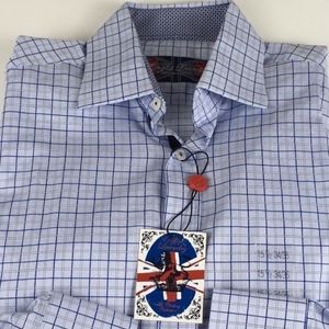 English Laundry Mens Shirt Size 15.5 Long Sleeve